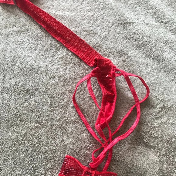 Sequin present teddy thong bodysuit - Picture 4 of 4